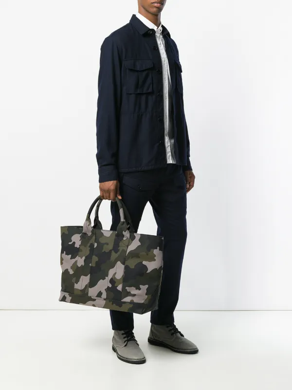 camo beach bag