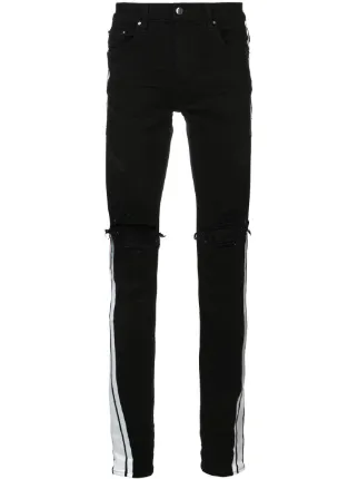 black and gold amiri jeans
