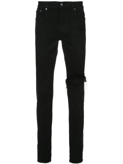 amiri broken jeans