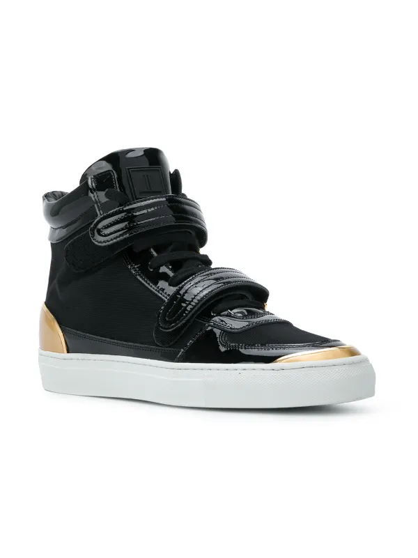 high top sneakers with straps