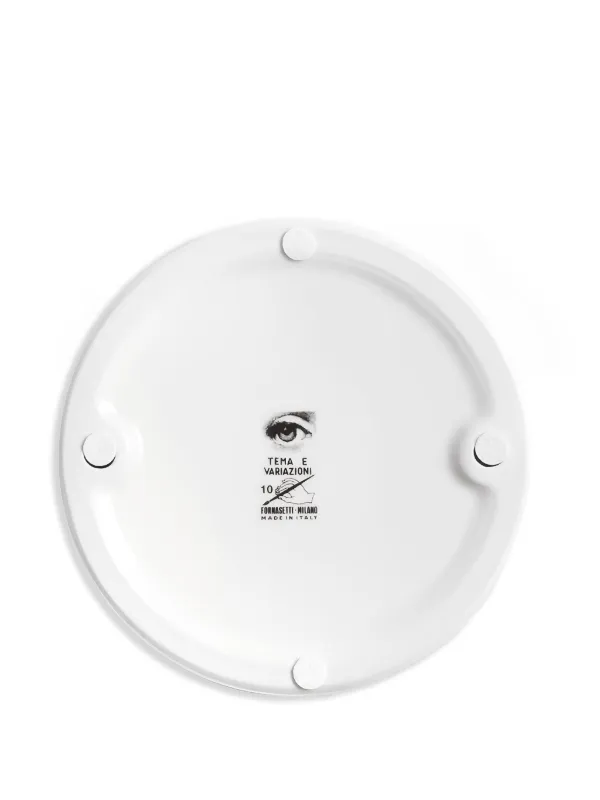 m*＊様 Fornasetti フォルナセッティ アッシュトレイ Fornasetti プリント アッシュトレイ | ブラック | FARFETCH JP