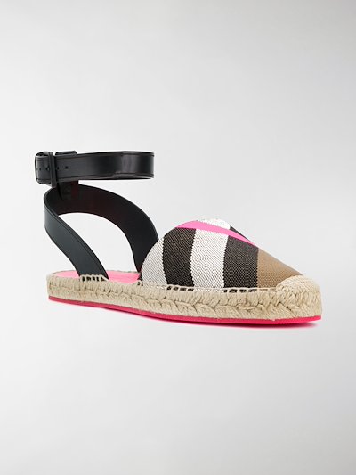 Burberry house check espadrilles brown | MODES