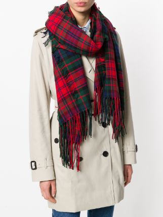 burberry wool and cashmere scarf