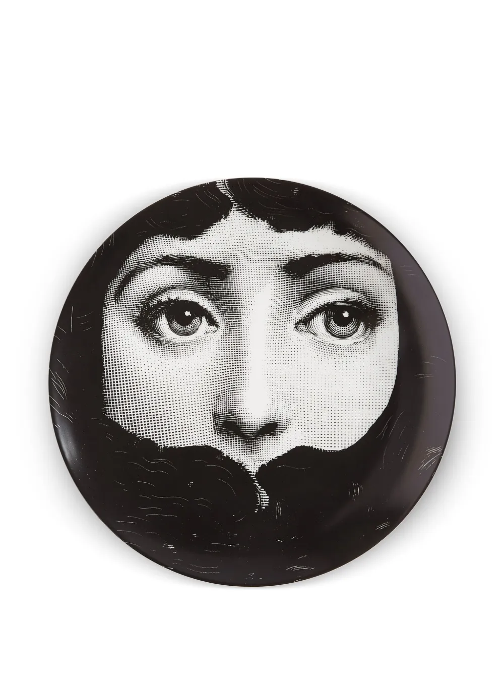 Fornasetti Tema e Variazioni N. 11 wall plate | Black | Image 1