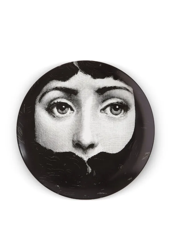 FORNASETTI プレート Fornasetti プレート | ブラック | FARFETCH JP