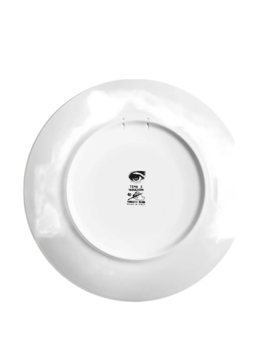 Fornasetti Tema e Variazioni n.10 plate (26cm) | Black | Image 1