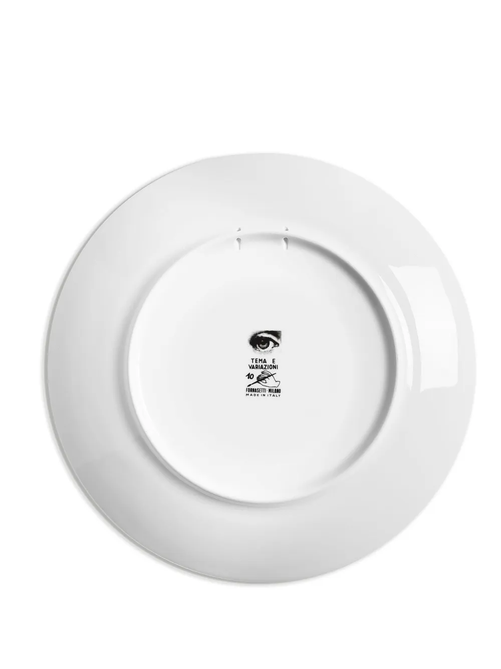 Fornasetti Tema e Variazioni n.10 plate (26cm) | Black | Image 1