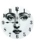 Fornasetti face clock print plate - White