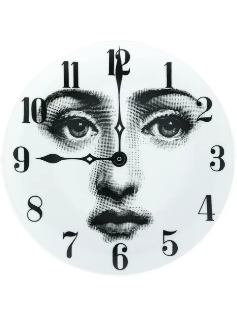 Fornasetti face clock print plate