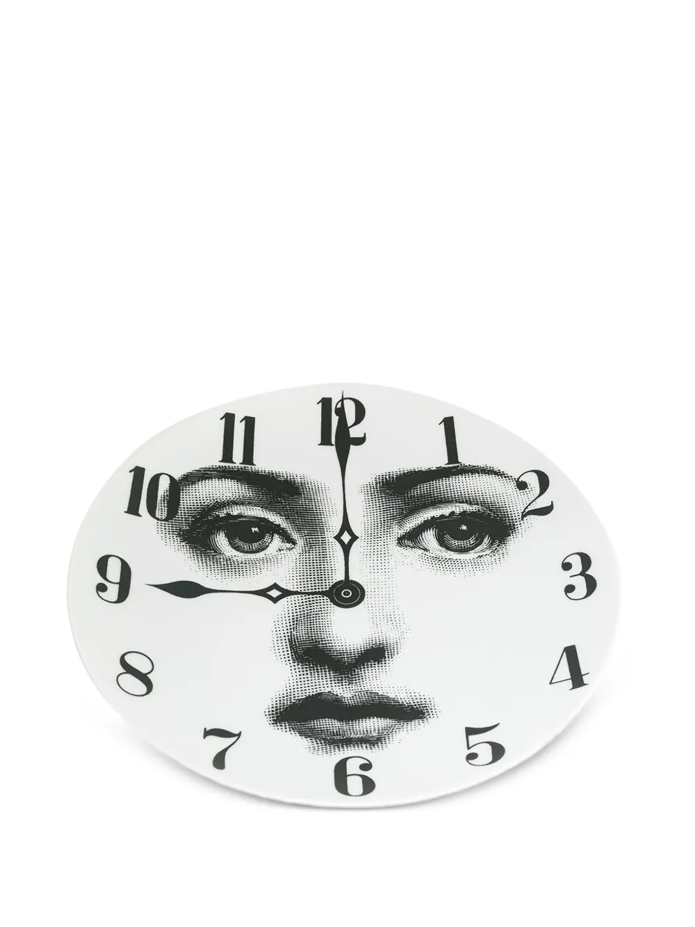 Fornasetti face clock print plate | Decorative Trays & Plates | Image 2