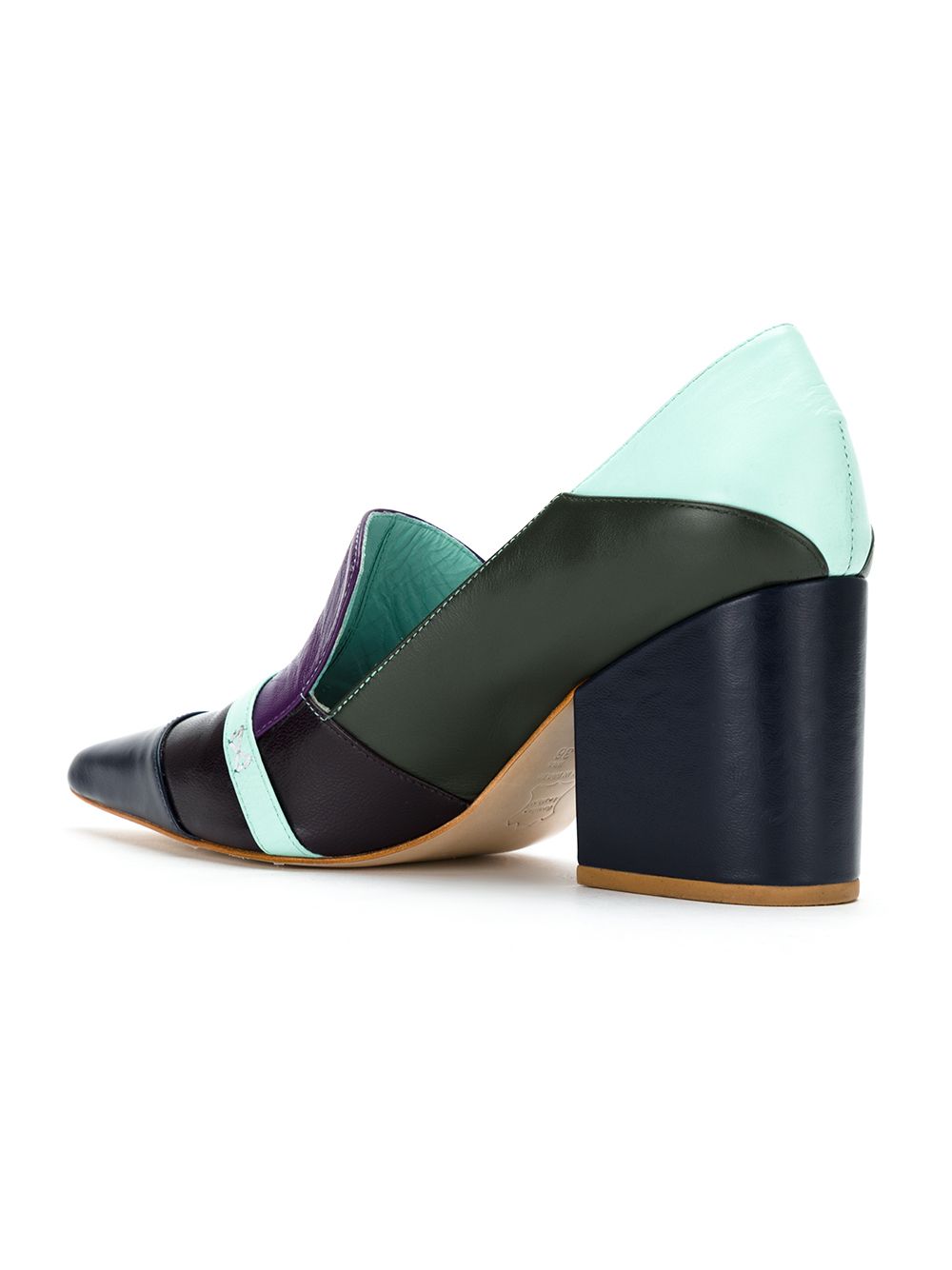 фото Sarah Chofakian colour block pumps