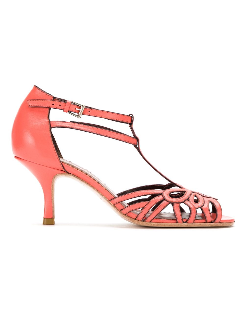 фото Sarah Chofakian strappy pumps