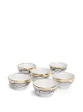 Fornasetti Cocktalia appetizers bowls (set of 6) - White