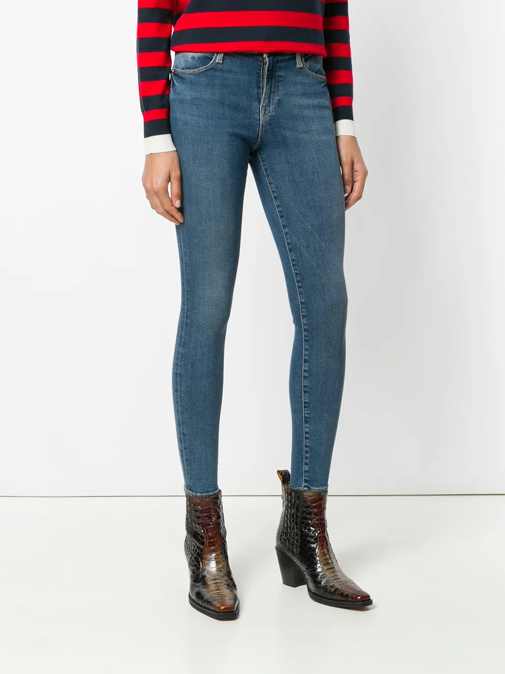 frame denim 经典紧身牛仔裤