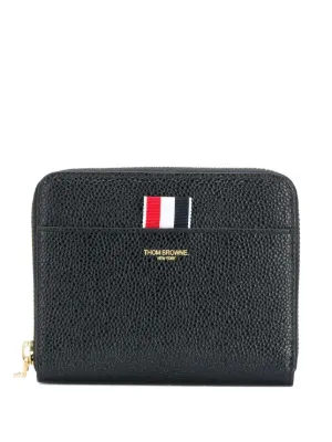 関税送料込♡Thom Browne コンチネンタルウォレット Thom Browne Leather Continental Zip Wallet | Harrods US