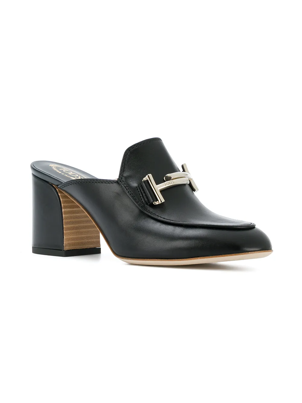 Tod's chunky heeled mules | negro | Image 1
