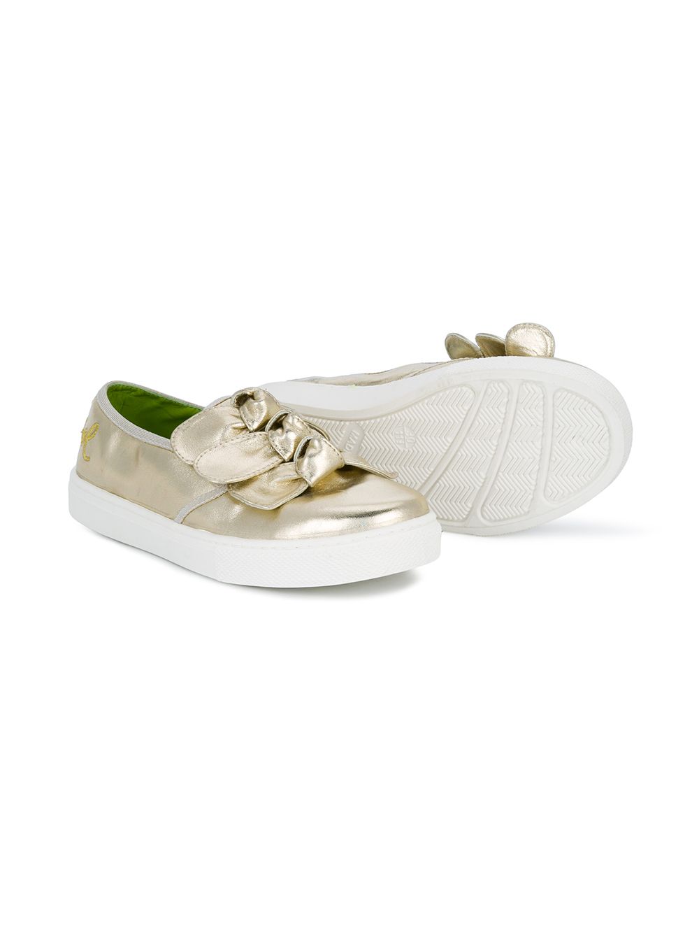 фото Mi mi sol tripe buckle laceless sneakers