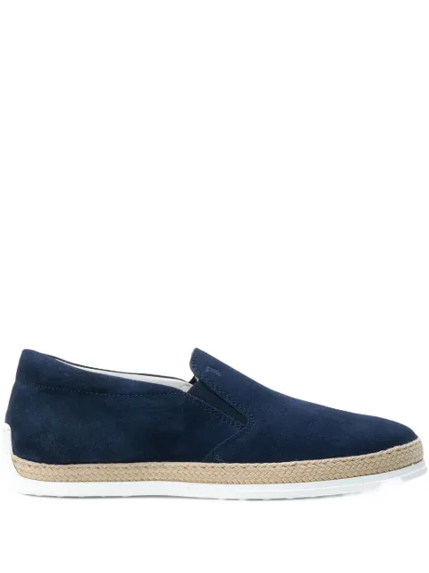 Tod's suede slip-on espadrilles