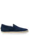 Tod's suede slip-on espadrilles - Blue