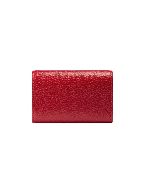 gg marmont leather key case