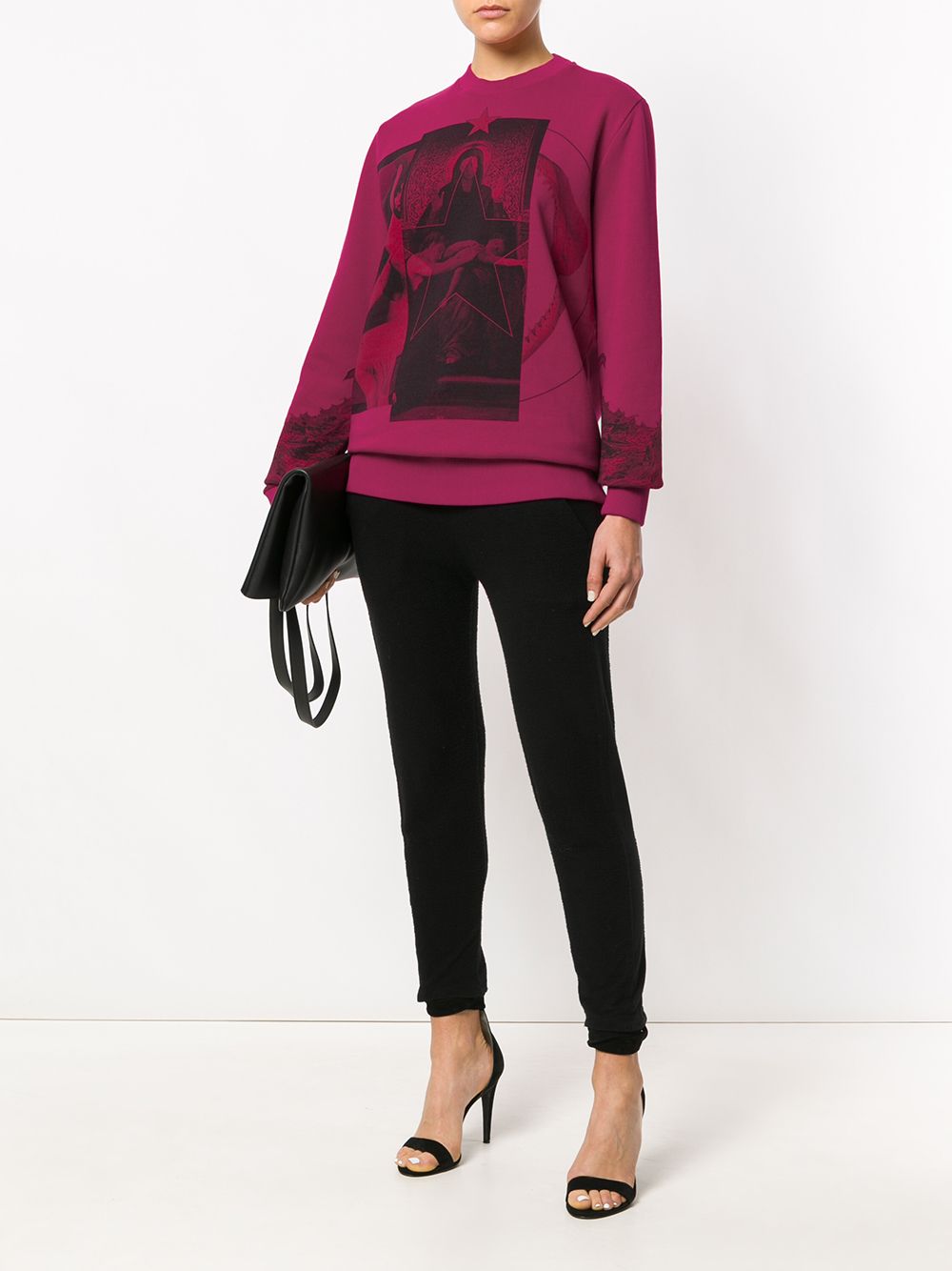 Givenchy printed sweatshirt - Roze