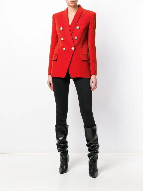 balmain blazerkleid