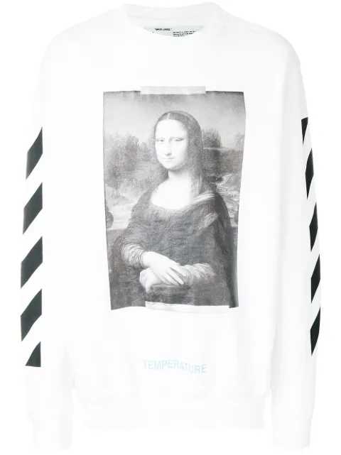 off white mona lisa sweater