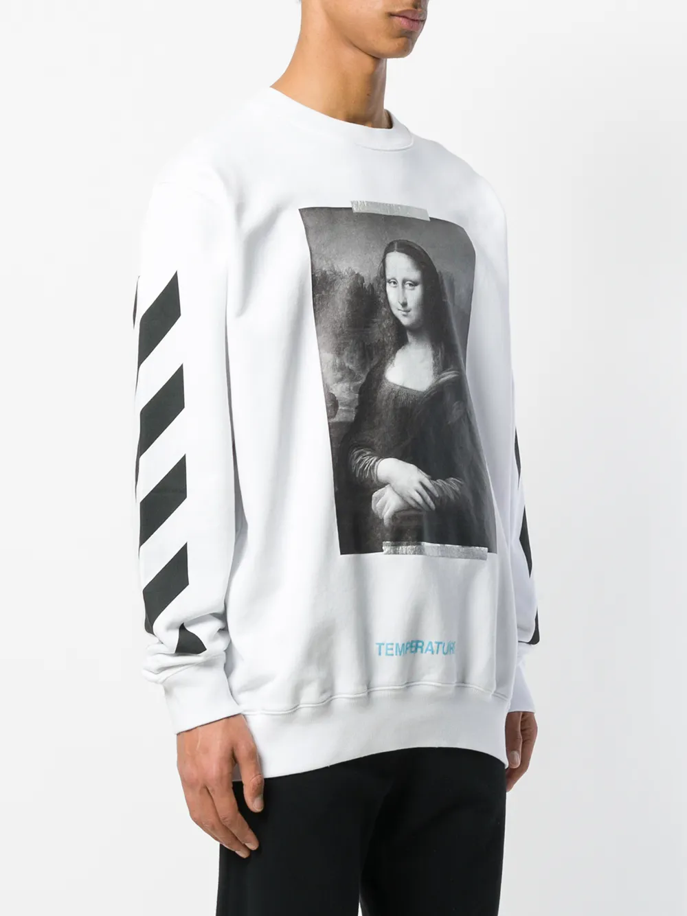 Off White Mona Lisa Print Sweatshirt Farfetch