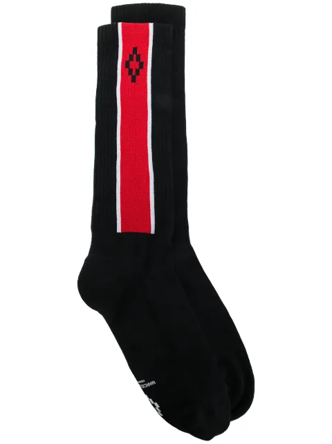 Marcelo Burlon County of Milan logo colour-block socks