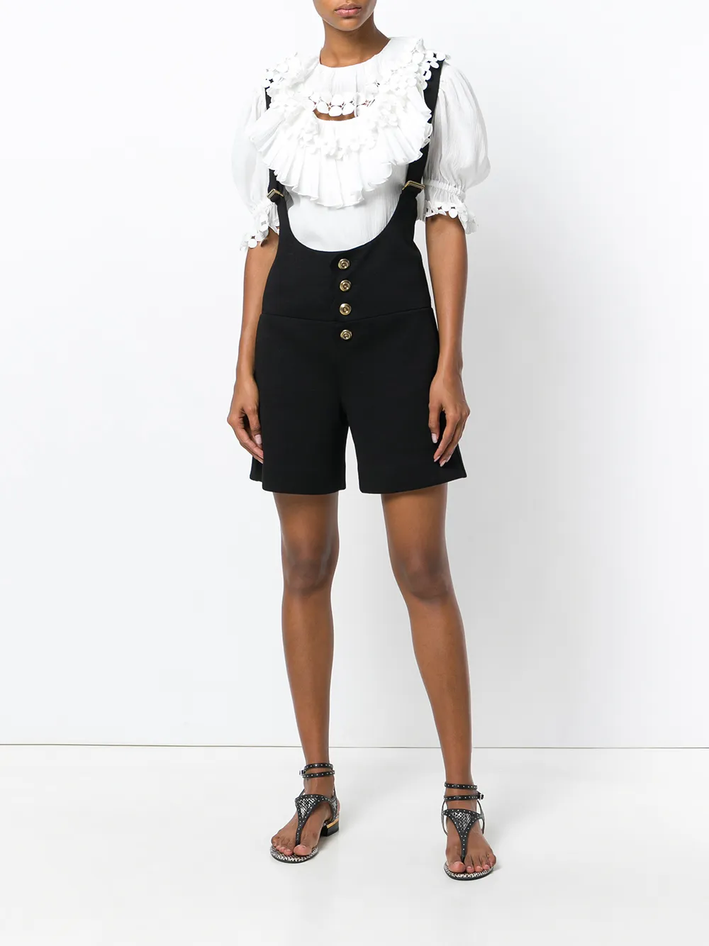 Chloé overgooier playsuit Zwart