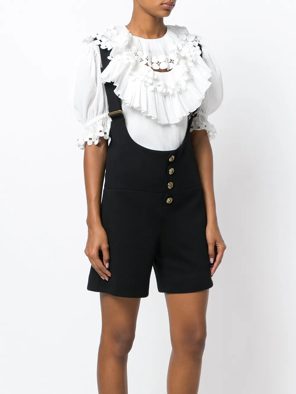Chloé overgooier playsuit Zwart