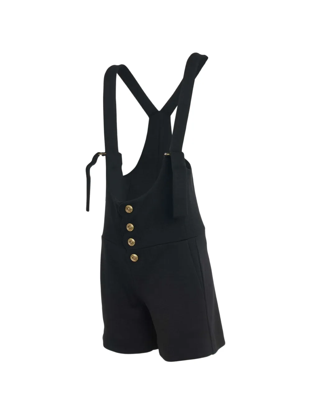  Chloé Kurze Latzhose   Schwarz 
