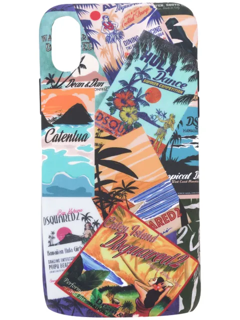 DSQUARED2 patchwork phone case