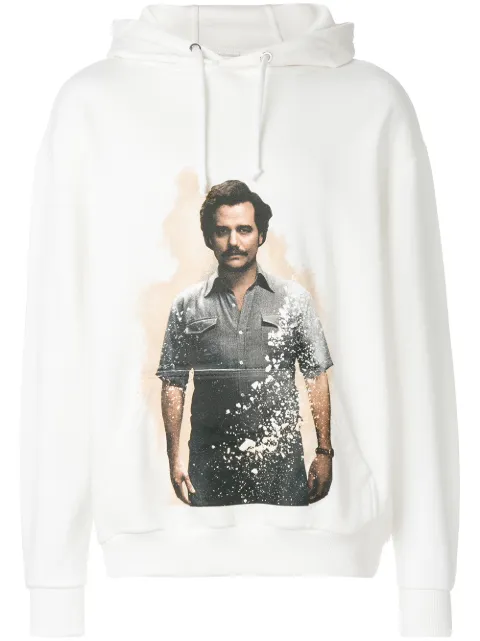IH NOM UH NIT IH NOM UH NIT PABLO ESCOBAR HOODIE - WHITE