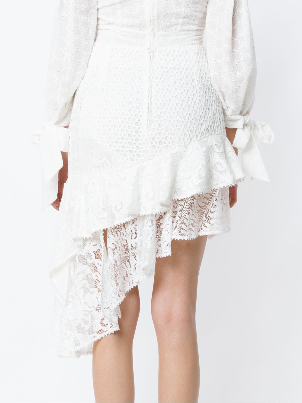 фото Martha Medeiros lace asymmetric skirt