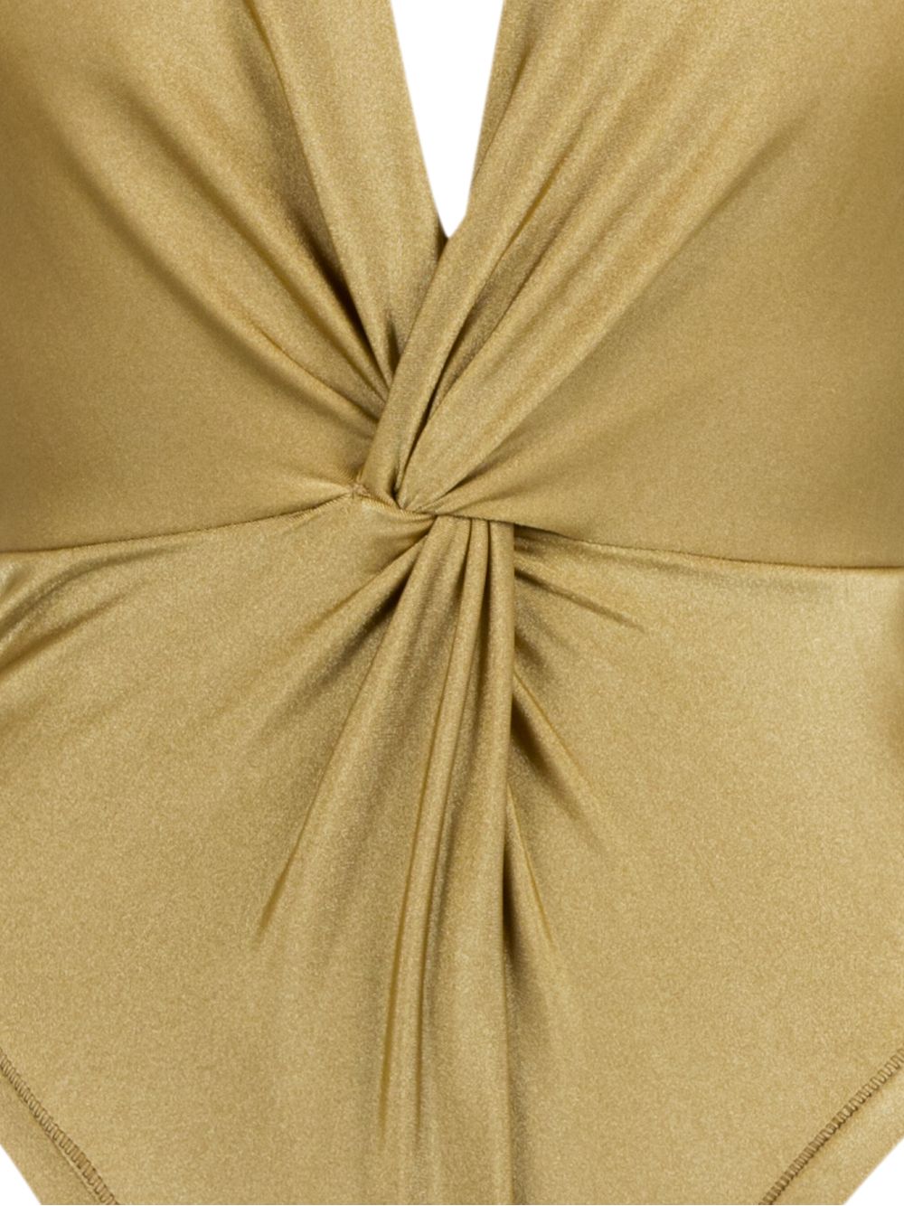 фото Martha Medeiros halterneck twisted detail swimsuit