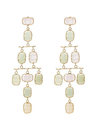 Rosantica Tiered Multi Stone Earrings Farfetch Rosantica Tiered Multi Stone Earrings