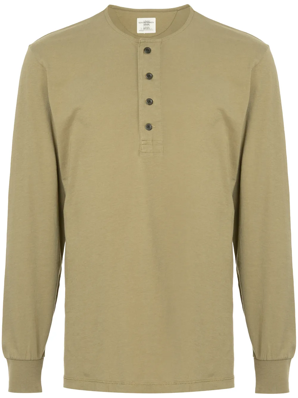 Kent & Curwen приталенный топ с длинными рукавами