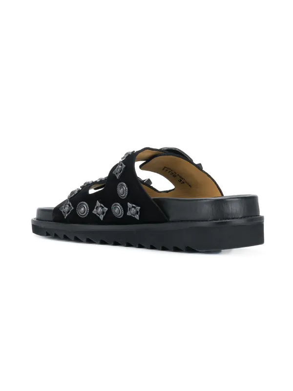 Toga Pulla バックルストラップ サンダル | ブラック | FARFETCH JP