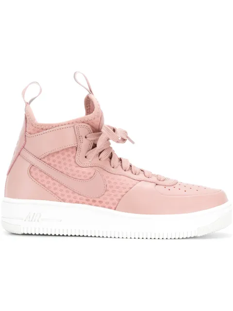 women's air force 1 ultraforce leather mid top sneakers