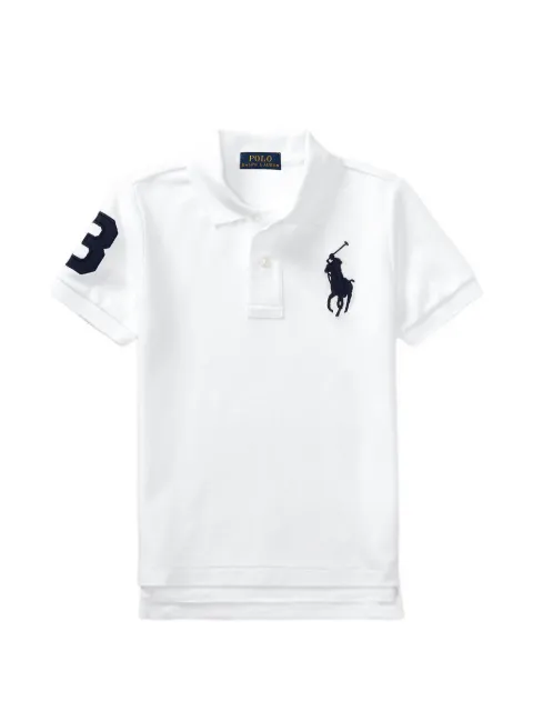 POLO RALPH LAUREN KIDS logo-detail cotton polo shirt