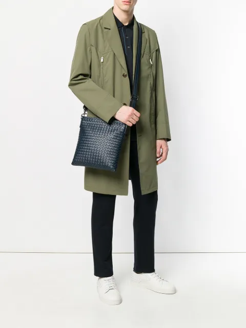 Bottega Intrecciato Veneta Kuriertasche Flechtmuster mit Bottega mit Veneta Kuriertasche wwazqRr