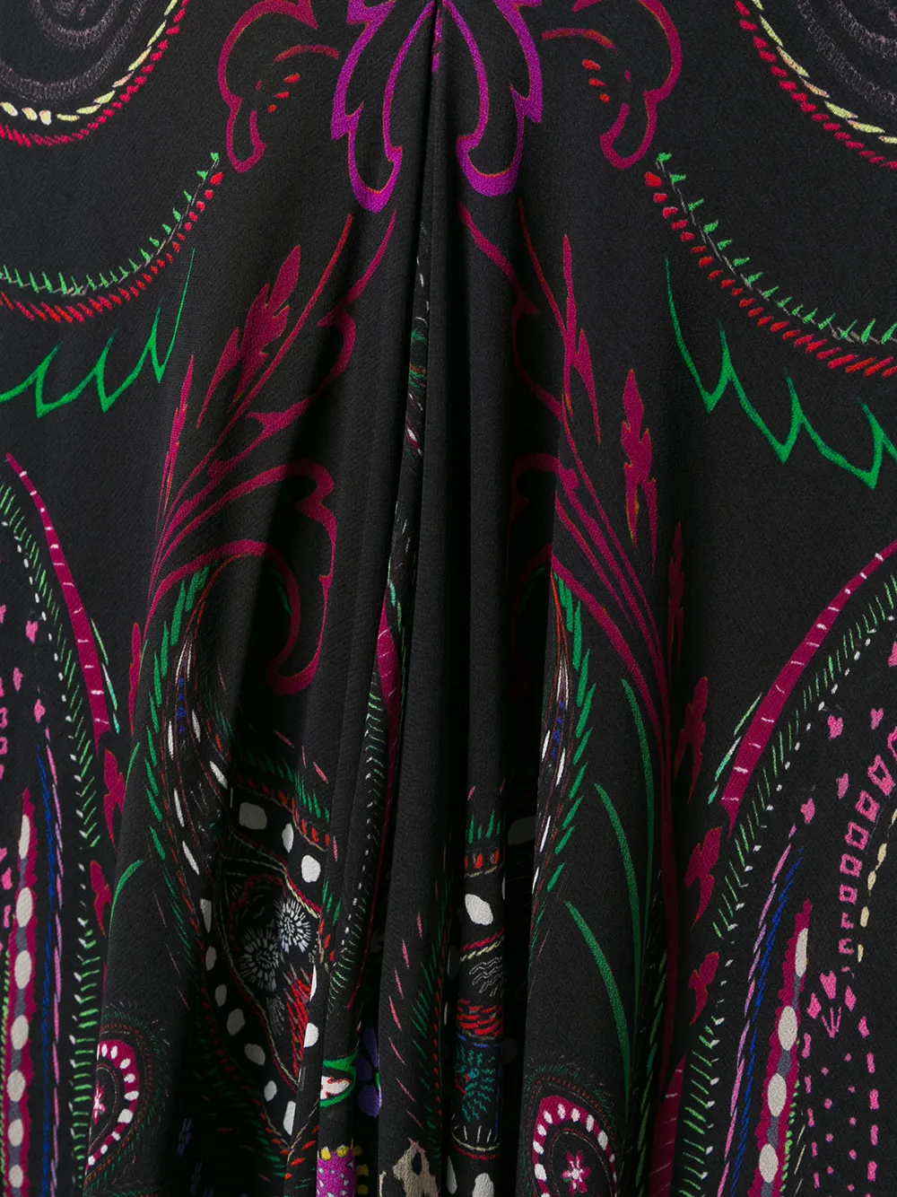 Roberto Cavalli printed kaftan Zwart