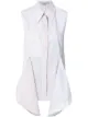 Image 1 of Stella McCartney striped draped detail shirt