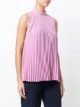 Salvatore Ferragamo Plissiertes Top