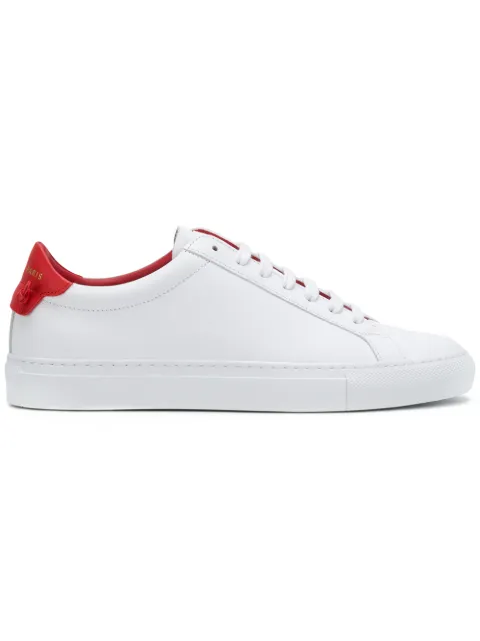 Click to view more detailed imagery on our partner's website Givenchy Paris Urban Street Sneakers In White And Red