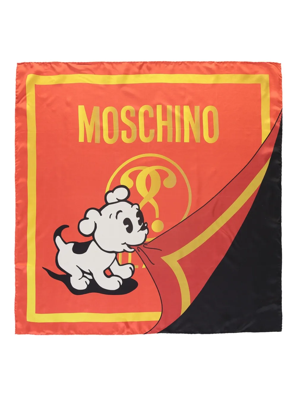 Moschino Pudgy silk scarf | Image 2