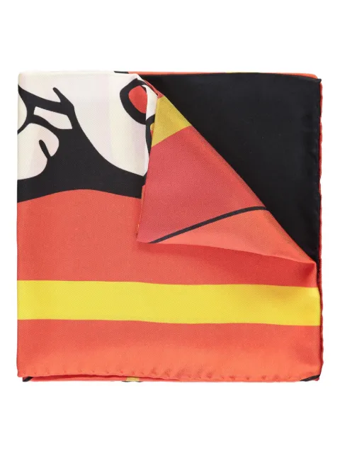Moschino Seidenschal mit Print