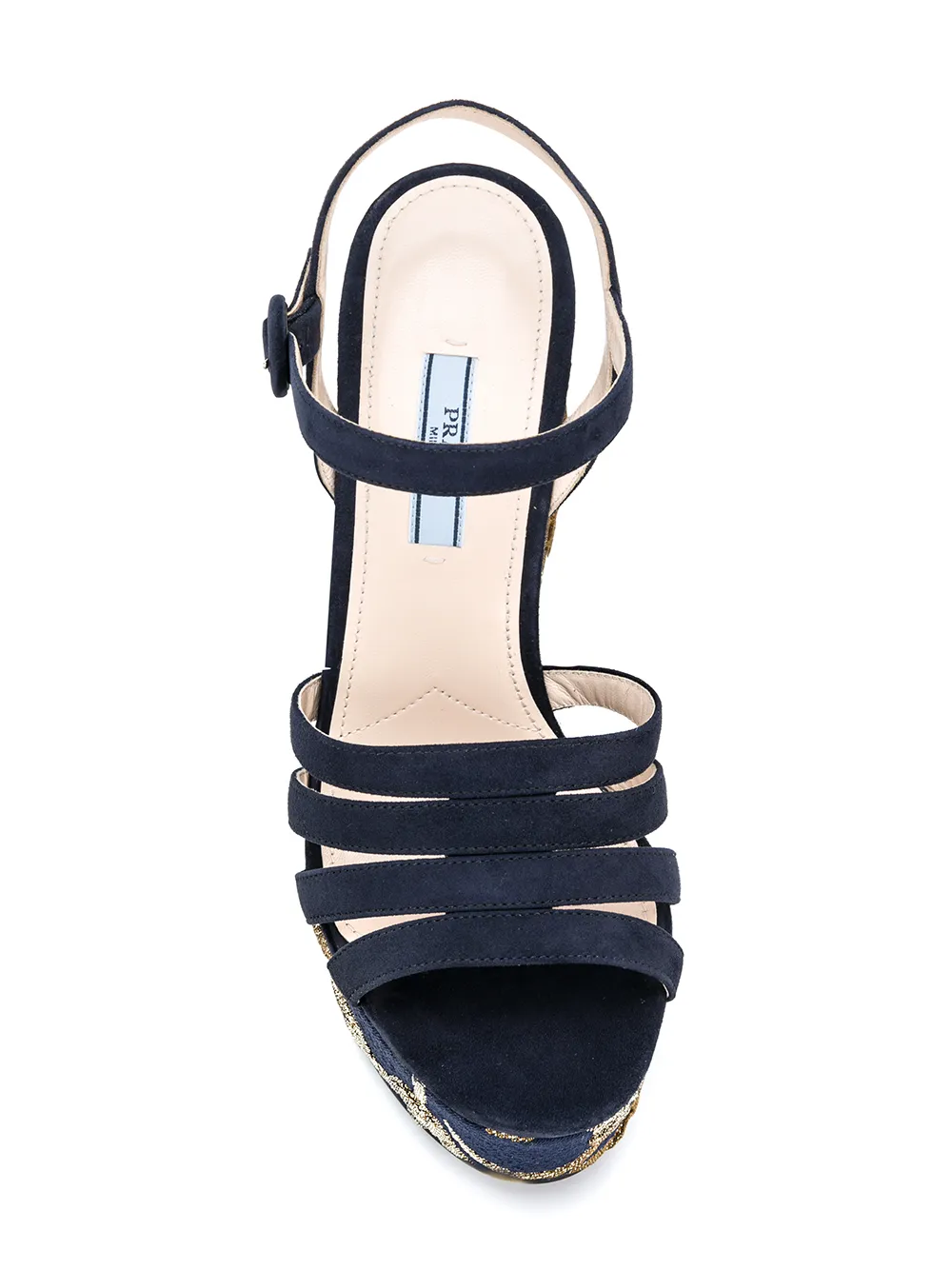 Brocado De Farfetch Prada Cuña Diseño Con Sandalias 2EIHYe9WD