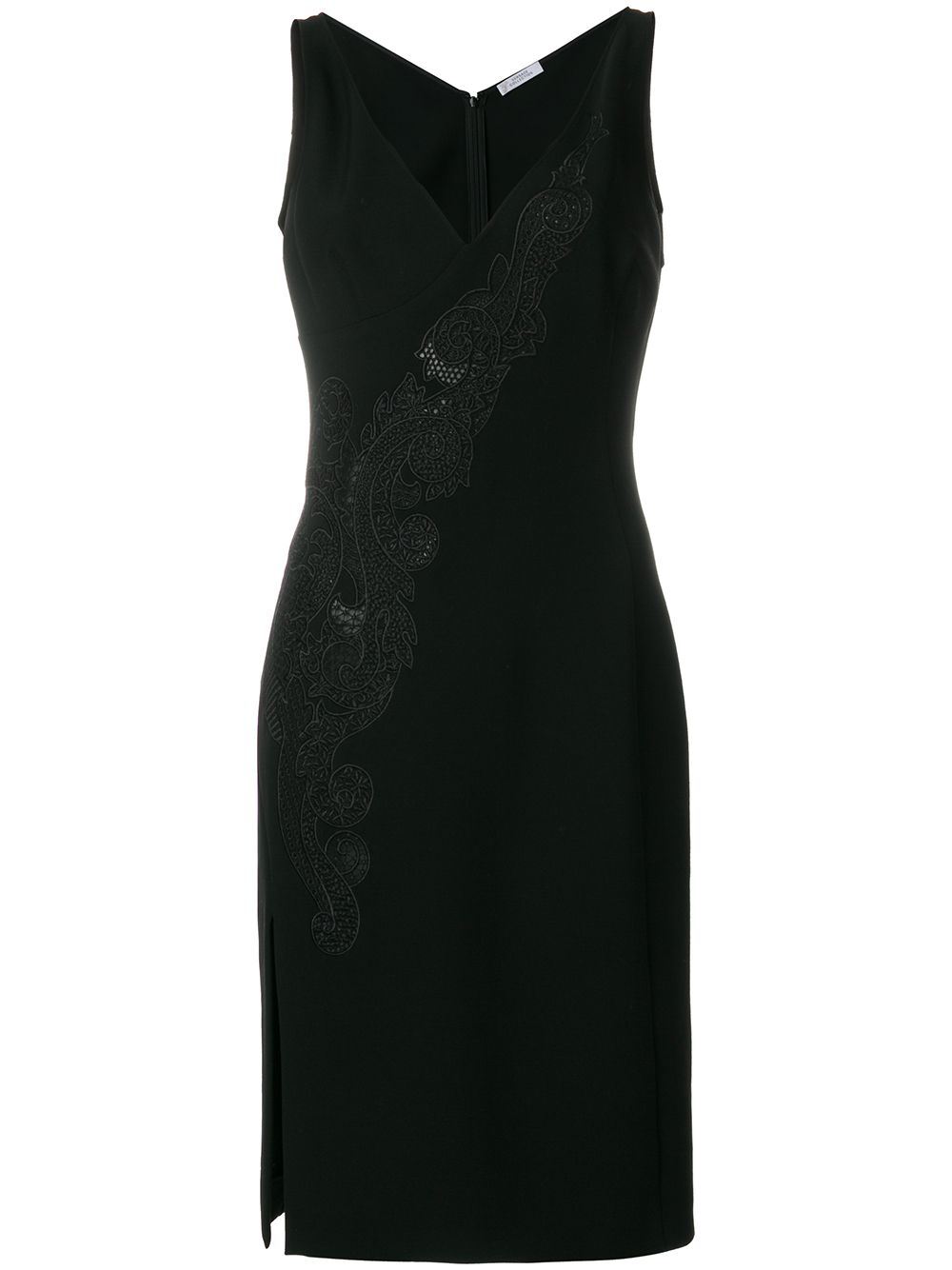 фото Versace collection платье с кружевной вставкой